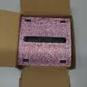 Eersida Rhinestone Self Stick Note Pad Holders 4 x 4 Inches Pink Cute Note Holder Sticky Dispenser Bling Memo Stick Dispenser for Office Employee Coworkers Gifts Home Desk Supplies