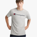 Champion Men's T-shirt, Cotton Midweight Men's Crewneck Tee,t-shirt for Men, Graphic Script, L