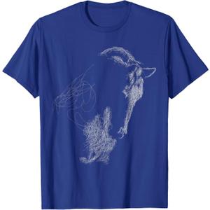 Horse Head Scribble Black Art Face for Horse Lovers, Taming T-Shirt, XS