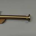 Ivilon Tension Curtain Rod - Spring Tension Rod for Windows or Shower, 54 to 90 Inch. Warm Gold