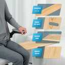 Transfer Board and Slide Board with Handles,Made of Heavy-Duty Wood, Mobility Aid for Senior,Handicap,Holds up to 500 Pounds,24x8x0.75"