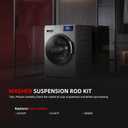 washer suspension rod kit for Fisher & Paykel washer WA1068G2, WA1068G1, WA1068P1, WL8060P1, WL1068P1, WA8060P1, WA8060E1, WA8060G1, WA7560E1, WA7060E1, 424569P, 421841P, 1880882
