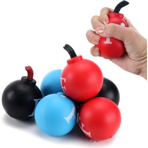 Gemscream 12 Pcs Bomb Foam Balls 2.5" Cute Funny Toy Gag Gift