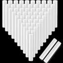 Fabbay 60 Pieces 6 Inch White Foam Cylinders for Crafts Foam Tubes Rods Cylinders Shape for Modeling, DIY Crafts and Arts Projects Decorations Supplies