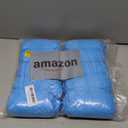 Premium Disposable Boot & Shoe Covers Booties, Durable, Non-Slip, Non-Toxic, Recyclable Protectors, Fits Most Shoes - Blue - Pack of 100 (50 Pairs) (Standard)