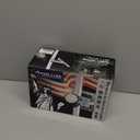 Flagpole Light Solar Powered,Auro 7 Pro Solar Spot Light 7 LED for 1.5"-3.3" Poles,18 Hour Dusk to Dawn Auto On/Off,7W Outdoor IP65 Waterproof,Multiuse on Landscape,Wall - Cold White