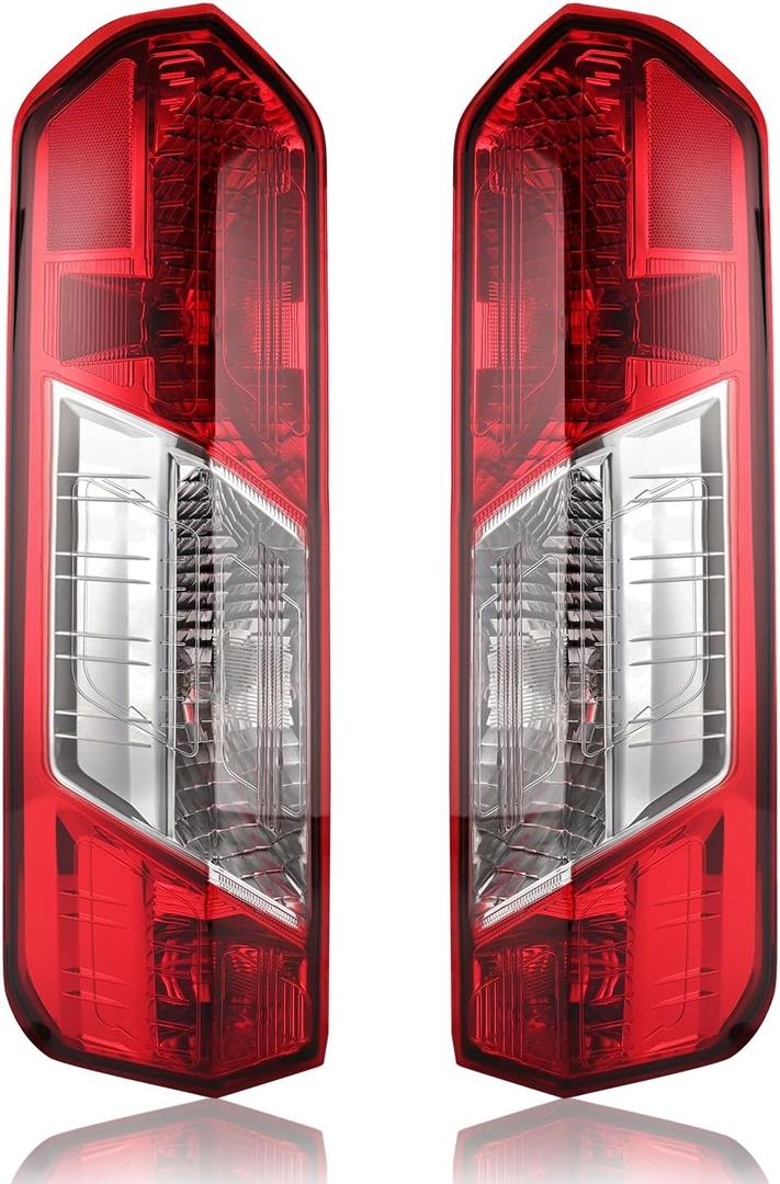 OKLPF Rear Brake Tail Lights Compatible With 2015-2025 Ford Transit
