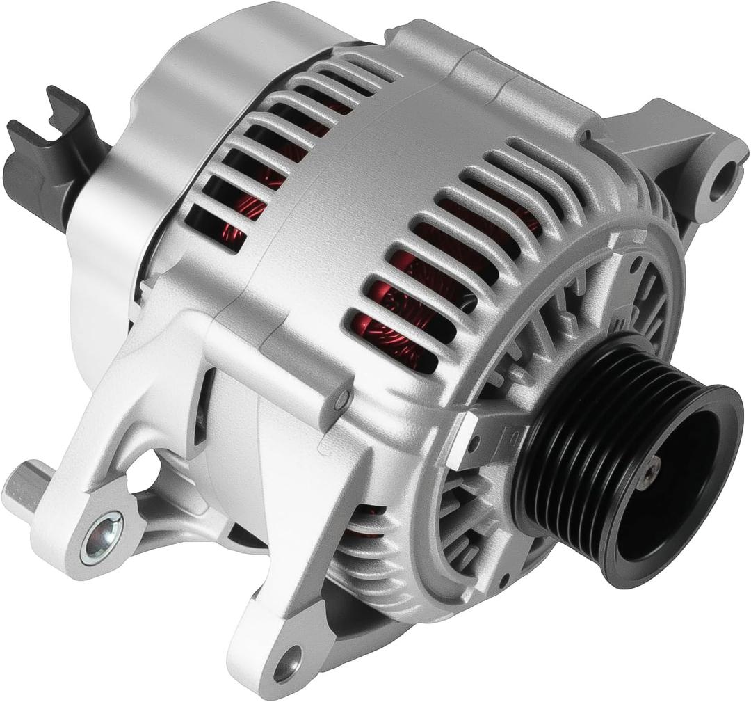 13824 Alternator 135Amp 12V Compatible with Dakota Durango Ram 1500 Ram 2500 Ram 3500 1999-2001 OE 13824N, RL104763AA, 05104763AA, 56027913AB