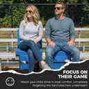 SPORT BEATS Stadium Seats with Back Support Bleacher Chairs with Back and Cushion Thick Padded Bleacher Seats Includes Shoulder Strap