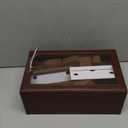 GLJ Jewelry Box for Men, 6 Slot Watch Box Jewelry Organizer With Drawer, Watch Case for Men with Large Window, 2Layer Watch Holder, Sunglasses Storage Organizer, Velvet Lining, PU Leather, Gift Idea