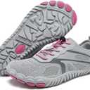 HOBIBEAR Barefoot Shoes for Men Women Wide Toe Box Zero Drop Cross-Training Minimalist Unisex (Light Gray)