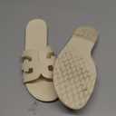 Sam Edelman Women's Bay Flat Sandal (7, Modern Ivory Jelly)