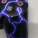 Wireless Controller for PS-3 Motion Sense Double Vibration Upgraded Gaming Remote for Play 3 with Charging Cord (Blue+Purple) (Blue and Pruple)