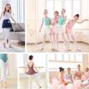Phoeswan Ballet Tights for Girls/Women, Convertible/Footless Dance Tights for Ballet, Gymnastics, School, 2 or 3 Pairs/Pack (8-12 Years)