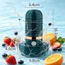Produce Cleaner Portable OH-ion Fruit & Vegetable Washer, Deep Cleans Produce, Meat & Seafood in 10 Minutes, No Scrubbing, IPX7 Waterproof, for Home, Travel & Outdoor