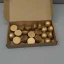 20 Pcs Round Table Number Cards Stands Modern Cursive Table Number 1-20 for Wedding Reception Anniversary Party Restaurant Events 4 x 6 Inches(Gold)