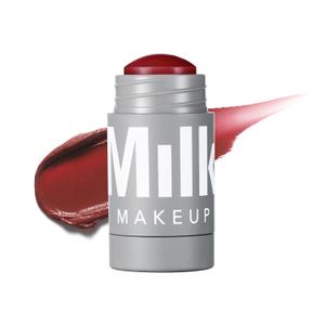 Milk Makeup Lip + Cheek Stick  Buildable Cream Blush + Lip Color w/Hydrating Mango Butter + Avocado Oil for a Natural Flush  Long-Lasting, Multiuse, Vegan Formula (Muse - Deep Burgundy)
