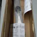 Shower Drain, Linear Shower Drain 24 Inch(Brushed Nickel),Modern 304 Stainless Steel Shower Floor Drain with Grate Removable, Adjustable Leveling Feet, Rectangular Shower Drain