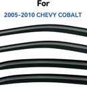Window Visors Rain Guards Shield for 2005-2010 Chevy Cobalt, Out-Channel Window Vent Wind Deflectors Visors Shades for 05-10 Cobalt