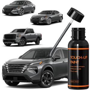 KAD Gun Metallic Touch Up Paint for Nissan, DIY Car Paint Scratch Repair Kit, Automotive Paints, Quick & Easy Fix Scratch Repair for Rogue/Sentra/Altima/Frontier/Pathfinder/Kicks/Versa