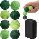 Magnetic Sensory Fidget Balls, 8Pcs Magnet Balls Fidget Toys for Adults & Teens with ADHD, Autism, Anxiety, Weighted Magnetic Fidget Balls for Travel, Office & Stocking Stuffers
