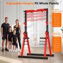 Foldable Pull Up Bar Free Standing, Adjustable Height | Folding Power Tower Pull Up Bar Dip Station, 700lbs Load Max, Adjustable Height fits Man,Woman, Multi Grips Options