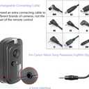 Pixel RW221-S2 Camera Remote Shutter Release Wireless Radio Control Compatible with Sony a1 a9 a7 a5000 a5100 a6000 a6300 a6400 a6500 a6600 RX100II HX300 HX400 HX400V HX50V RX10 Replaces RM-SPR1