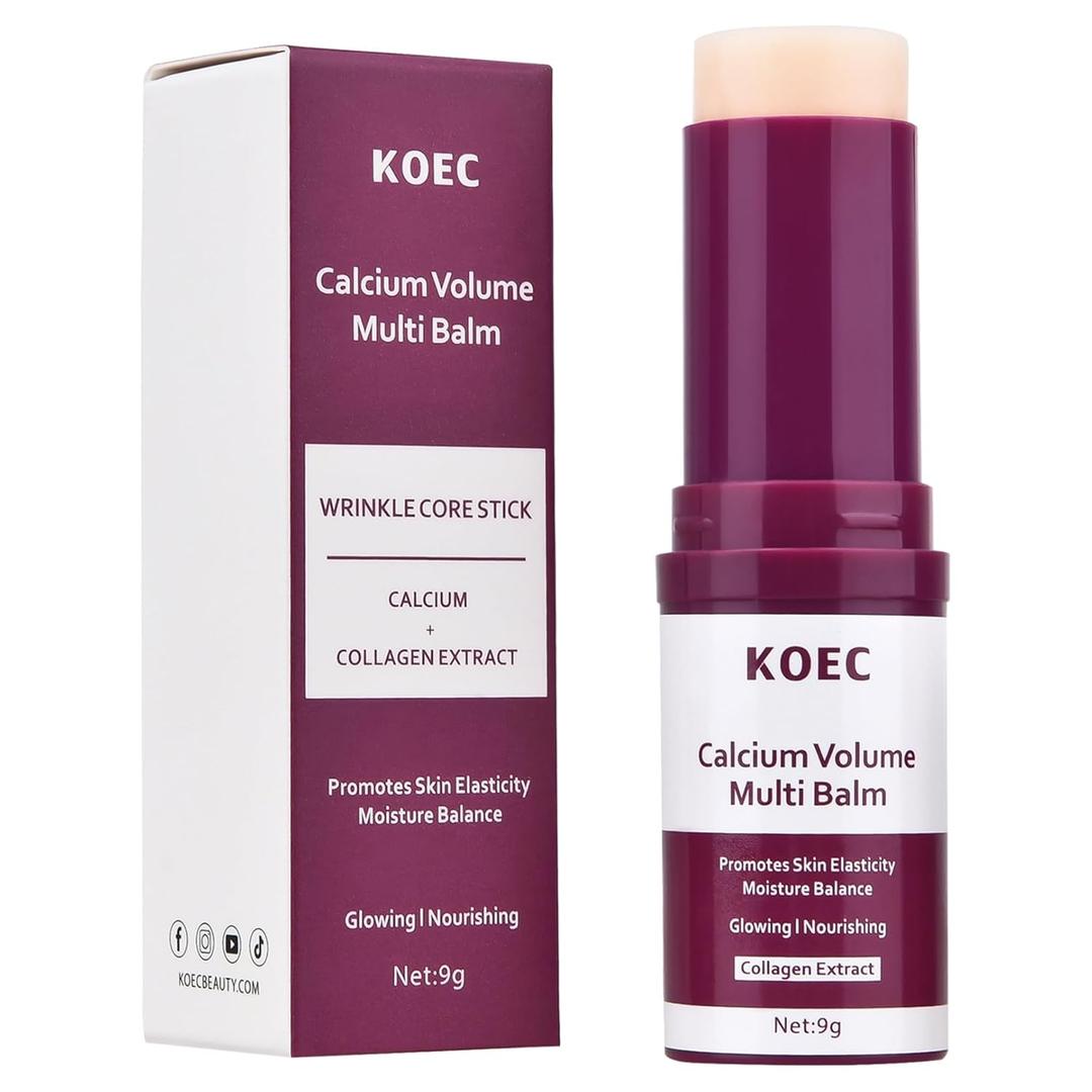 Calcium Volume Multi Balm,Intensive Repair & Moisturizing Cream,Hydrating,Firming Skin,Suitable for Eyes,Neck,Face,0.32 oz/9 g 