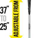 PLAYAPUT Portable Batting Tee for Baseball/Softball, Height Adjustment from 25-37 inch,Easy Transport Premium Baseball Tee with Rubber Top,Heave Duty Base Hitting Tee for Kids/Youths/Adults