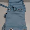 Hiasan Blackout Curtains for Bedroom, 52 x 54 Inches Long - Thermal Insulated & Light Blocking Window Curtains for Living Room, 2 Drape Panels Sewn with Tiebacks, Stone Blue