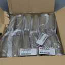 YOROXRG Halloween Decoration Flickering Flameless Candles Battery Operated Timer Led Pillar Candles with Realistic Moving Wick Candles for Home Decor 24 Pack (D2.2 xH 5" 6" 7")(Grey)