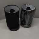 Dreamholder Table Lamp with 3 USB Charging Ports, Modern Desk Lamp with AC Outlet and Phone Stands, Perfect Bedside Lamp for Bedroom, Living Room, Office (Pack of 2), Black