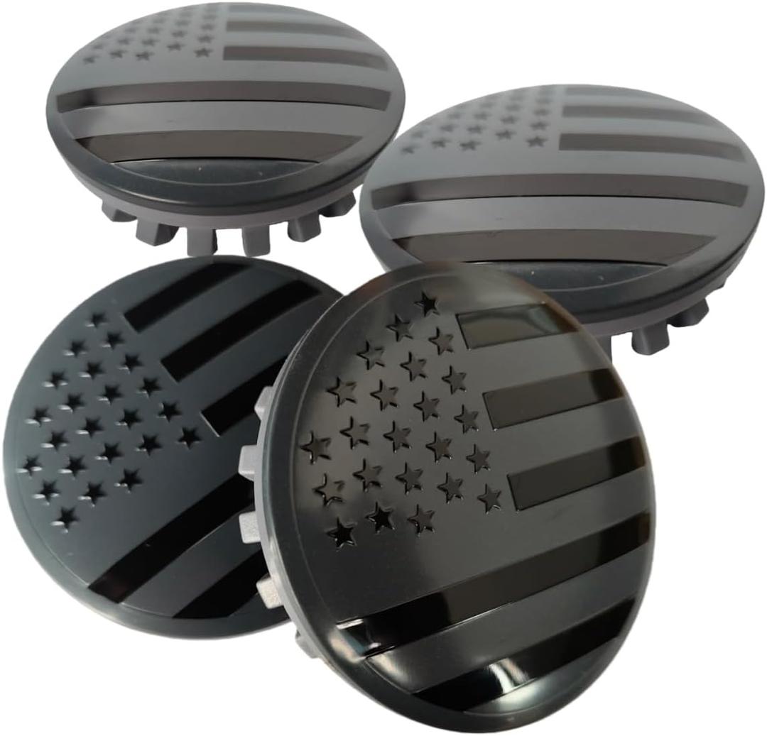 4pcs 3.25In 83MM Wheel Center Caps for Chevy Chevrolet Silverado Suburban Tahoe Yukon XL Sierra Van Savana Center Cover (83mm)