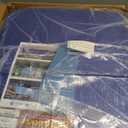 Large Waterproof Tarp - Heavy Duty 5 Mil Thick Poly Tarpaulin Ideal for Canopy Tents, Boats, RV or Pool Covers - Multipurpose Protective Tarps with Grommets for Indoor and Outdoor Use | 30' x 70' (Blue-lightweight Protection)