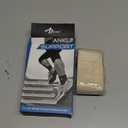 ABIRAM Adjustable Ankle Brace for Women & Men - Compression Sleeve with Wrap for Sprains, Plantar Fasciitis, Achilles Tendonitis - Running, Volleyball, Basketball Support - Breathable, Size M (Light Beige)