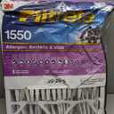 Filtrete 20x25x5 AC Furnace Air Filter, MPR 1550, MERV 12, Fits Trion AirBear, CERTIFIED Asthma & Allergy Friendly, Electrostatic Air Cleaning Filter, 1-Pack (actual size 19.56 x 24.13 x 4.75) (4.7" x 24.2" x 19.6")
