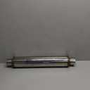 Exhaust Resonator, Straight Gasflow Design, Quiet and Deep Sound Muffler, Made of 100% Stainless (2.25X 18/22 )