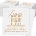 Kosiz 200 Pack Team Appreciation Napkins Gift Inspirational Employee Office Paper Napkins 3 Ply Disposable Papers for Coworkers Volunteer Thank You Party Dinner Decor, 4.5 x 4.5 Inch