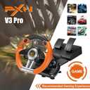 PXN V3 PRO Racing Wheel with Pedals for PC, Xbox, PS4, Switch