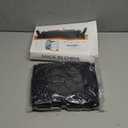 Obstal Spandex Table Cover 6ft Fitted Tablecloth Rectangular - Black Rectangle Folding Table Cloth for Birthday Party Wedding Banquet, 72L x 30W Inch