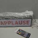 Applause RGB LED Neon Lightbox Wall Mountable Pulsing Dimmable Light Sign Illuminated Lights for Recording Studio Cinema Libraries Cafes Home Company USB Powered