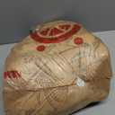 jinchan Linen Floral Curtains for Living Room with Printed Flower 84 Inches Long Light Filtering Farmhouse Window Treatment Vintage Drapes Back Tab Rod Pocket 2 Panels Green on Beige