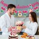 Valentine's Day Decorations Kit - 18 Latex Balloons, 2 Heart Foil Balloons, "Happy Valentine's Day" Banner, Fringe Curtain & Cake Topper for Romantic Valentines Day Party Decor, Anniversary, Wedding