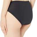 Amazon Essentials Women's Cotton High Leg Breathable Brief Underwear, Multipacks (Black, XL)