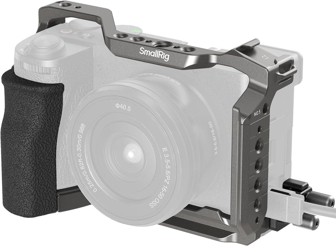 SmallRig Hawklock Quick Release Cage Kit for Sony Alpha 6700, with Multiple Mounting Interfaces and Built-in Quick Release Plate for Arca-Swiss Plate and NATO Rail, with Cable Clamp for HDMI - 5060