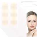 600 Pcs Double Eyelid Tape, Invisible Eye Lid Tape for Hooded Eyes, Long-Lasting Hooded Eyelid Lifter Strips, Eye Tape for Hooded Eyes, Uneven, Droopy, Mono-Eyelids (600pcs, Style 1)