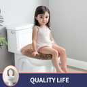 Luxury Soft Microfiber Toilet Lid Cover Machine Washable Solid Toilet Seat Cover 17.5" x 15" Adjustable Rubber Backing Fits Most 16-17.5" L x 14-16" W Round Oblong and Elongated Toilet Seat