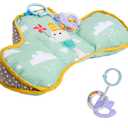 Taf Toys Baby Tummy Time Support Toy | Perfect for 2-6 Months Old Babies, Enables Easier Development & Easier Parenting, Natural Developmental, Comfortable, Ergonomic Design, Detachable Toys