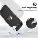 2 x ProCase Protective Cover for Nintendo Switch 2 2025, Case with Ergonomic Grip, Shell for Switch 2, Soft TPU Protector Accessories, Anti-Scratch, Easy to Install -Transparent Black