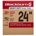Blackburn 20" x 1.75-2.25" Schrader Heavy Duty Bicycle Inner Tube with tire levers, Pack of 2